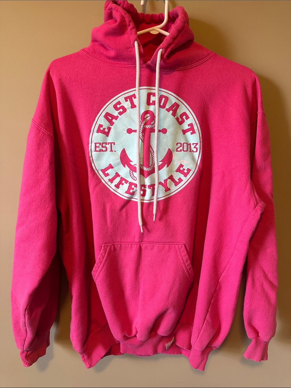 East Coast Lifestyle Pink Hoodie
